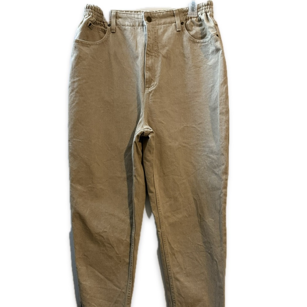 L.L. Bean Vintage Women’s Khaki High Waister Jeans Size 14
